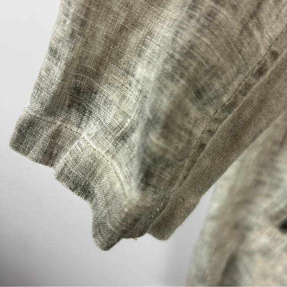 Sandwich Neutral Linen Open Front Longline Jacket Cardigan Size EU 36 Grey - Picture 7 of 16